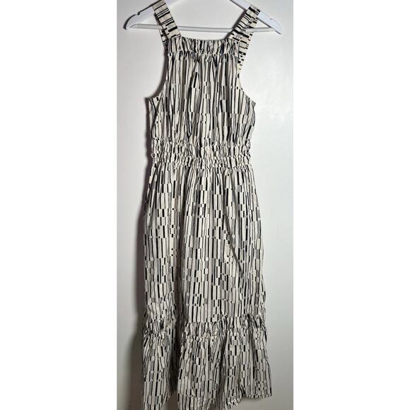 Anthropologie Somerset Maxi Dress Poplin Halter Edition Women’s XS Ivory Black - Picture 4 of 13
